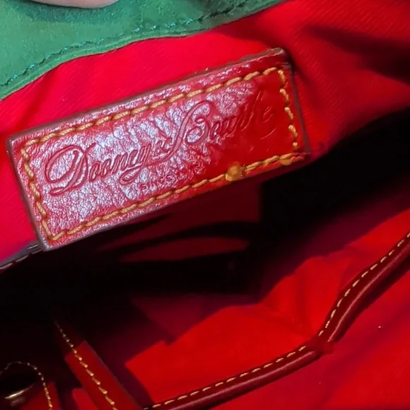 Dooney & Bourke Florentine Red Leather Satchel Handbag